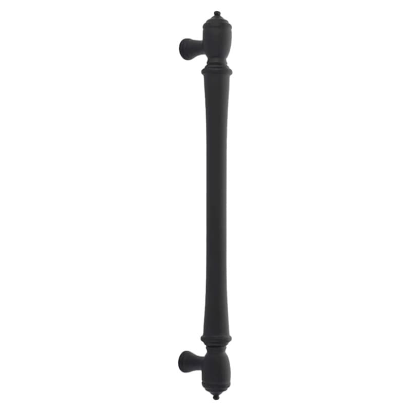 Emtek Traditional Appliance Pull 12" (305 mm) Center to Center, Flat Black, BTB86343US19