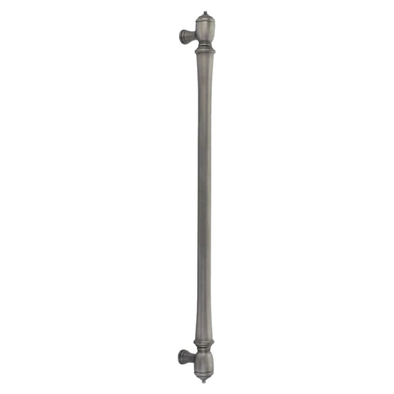 Emtek Spindle Cabinet Appliance Pull, Back-to-Back Mount, 18"CC, Pewter - BTB86344US15A