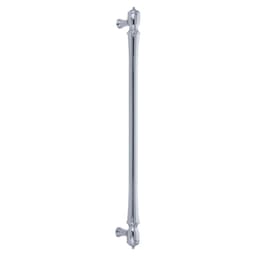 Emtek Spindle Cabinet Appliance Pull, Back-to-Back Mount, 18"CC, Polished Chrome - BTB86344US26