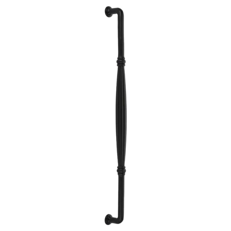 Emtek Tuscany Bronze Fluted Cabinet Appliance Pull, Back-to-Back Mount, 18"CC, Flutedat Black Bronze Patina - BTB86348FB