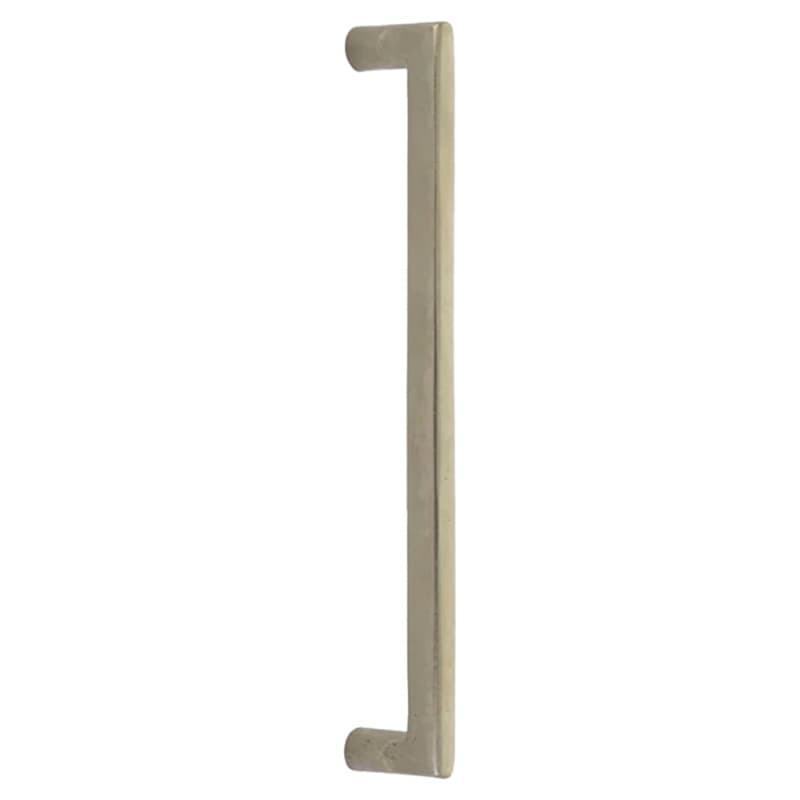Emtek Sandcast Bronze Rail Cabinet Appliance Pull, Back-to-Back Mount, 12"CC, Tumbled White Bronze - BTB86349TWB