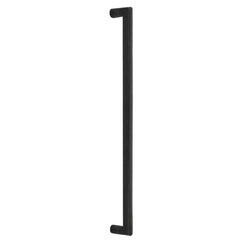 Emtek Sandcast Bronze Rail Cabinet Appliance Pull, Back-to-Back Mount, 18"CC, Medium Bronze Patina - BTB86350MB