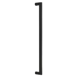Emtek Sandcast Bronze Rail Cabinet Appliance Pull, Back-to-Back Mount, 18"CC, Medium Bronze Patina - BTB86350MB