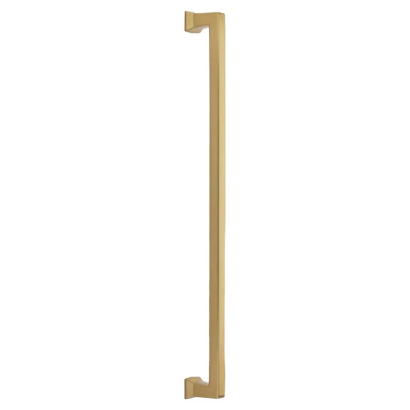 Emtek Art Deco Alexander Cabinet Appliance Pull, Back to Back Mount, 18", SB - BTB86443US4