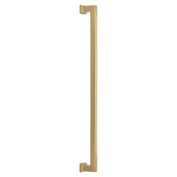 Emtek Art Deco Alexander Cabinet Appliance Pull, Back to Back Mount, 18", SB - BTB86443US4