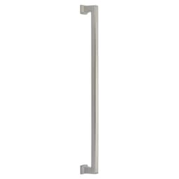 Emtek Art Deco Alexander Cabinet Appliance Pull, Back to Back Mount, 18", SN - BTB86443US15