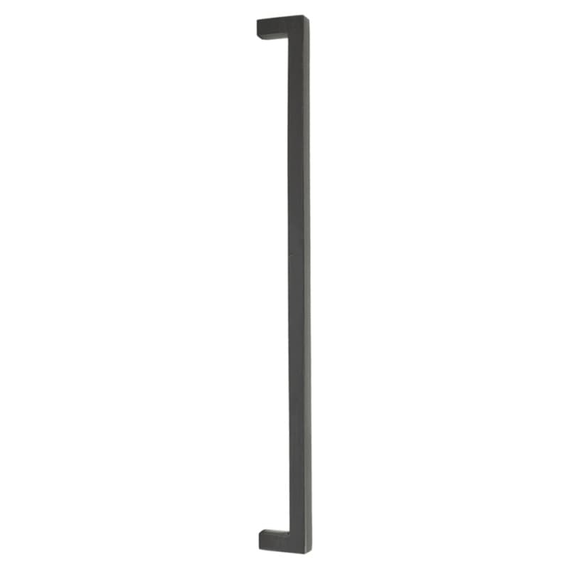 Emtek Rustic Modern Rectangular Cabinet Appliance Pull, Back-to-Back Mount, 18"CC, Medium Bronze Patina - BTB86675MB