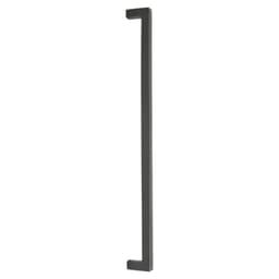 Emtek Rustic Modern Rectangular Cabinet Appliance Pull, Back-to-Back Mount, 18"CC, Medium Bronze Patina - BTB86675MB