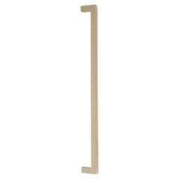 Emtek Rustic Modern Rectangular Cabinet Appliance Pull, Back-to-Back Mount, 18"CC, Tumbled White Bronze - BTB86675TWB