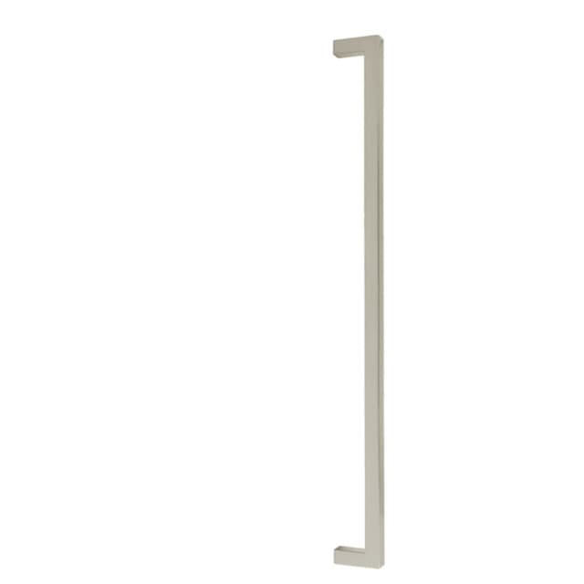 Emtek Modern Rectangular Warwick Appliance Pull, Back to Back Mount, 18", SN - BTB86712US15