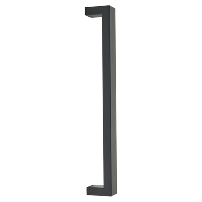 Emtek Modern Rectangular Keaton Appliance Pull, Back to Back Mount, 12", FB - BTB86721US19