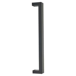 Emtek Modern Rectangular Keaton Appliance Pull, Back to Back Mount, 12", FB - BTB86721US19