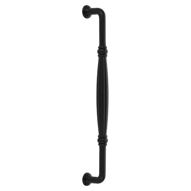 Emtek Tuscany Bronze Fluted Appliance Pull, Concealed Surface Mount, 12"CC, Flat Black Bronze Patina - CS86347FB