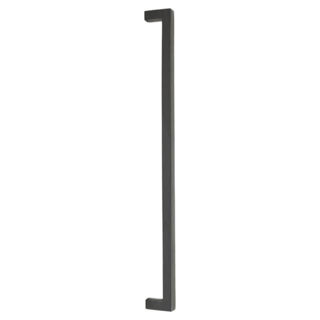 Emtek Rustic Modern Rectangular Cabinet Appliance Pull, Concealed Surface Mount, 18"CC, Medium Bronze Patina - CS86675MB
