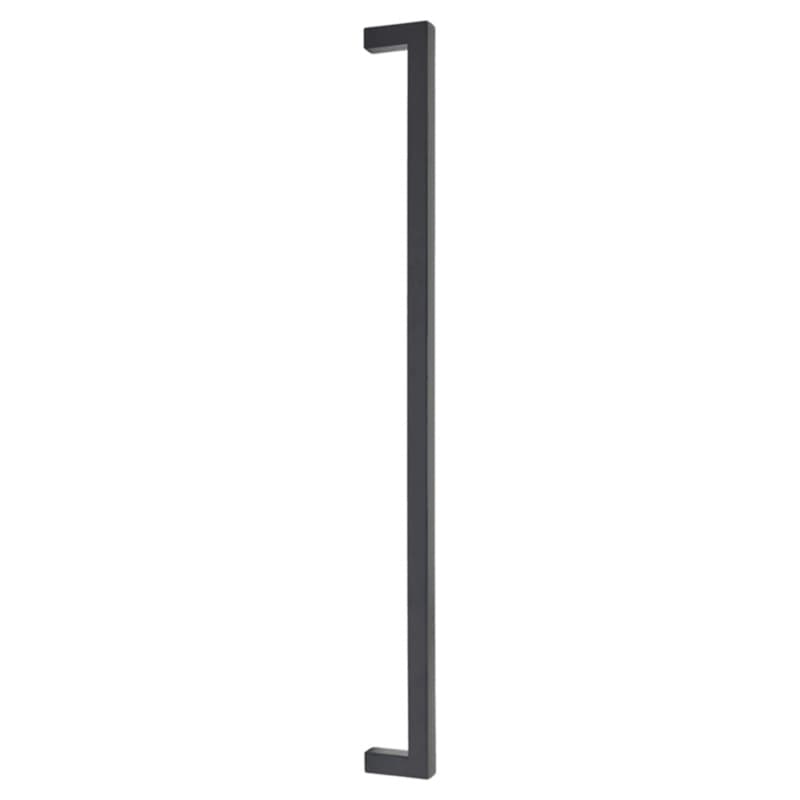 Emtek Modern Rectangular Appliance Pull 18" (457 mm) Center to Center Flat Black, CS86712US19