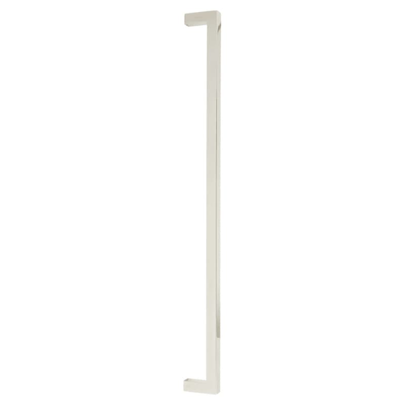Emtek Modern Rectangular Warwick Cabinet Appliance Pull, Concealed Mount, 18", PC - CS86712US26