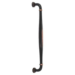 Emtek Transitional Heritage Blythe Cabinet Appliance Pull, Concealed Mount, 18", FB - CS86911US19