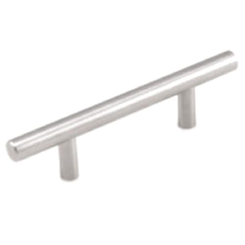 7-9/16" T-Bar Pull, Stainless Steel, 9-27/32" Length