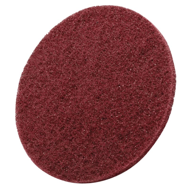 3M Scotch-Briteâ„¢ Hookitâ„¢ 6" Medium No Hole N-Woven Sanding Disc, Maro 48011366463