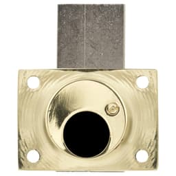 800LCM Schlage Less Deadbolt Drawers Lock Body, Bright Brass, Cylinder Length 1-3/8"