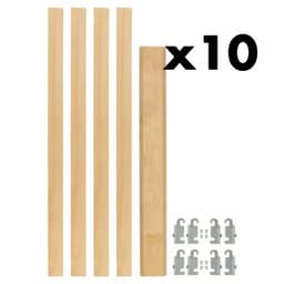 Rev-A-Shelf 4PIL Maple 1-1/8" Pilaster System, 4PIL-20-113-10