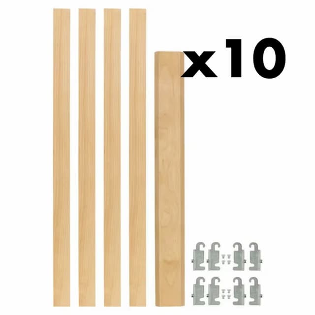 Rev-A-Shelf 4PIL Maple 1-1/8" Pilaster System, 4PIL-20-113-10