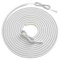 24V LED 3W Side-Emitting Warm White 2700K Neoloop Flexible Silicone Lighting, 26.25' Roll, White