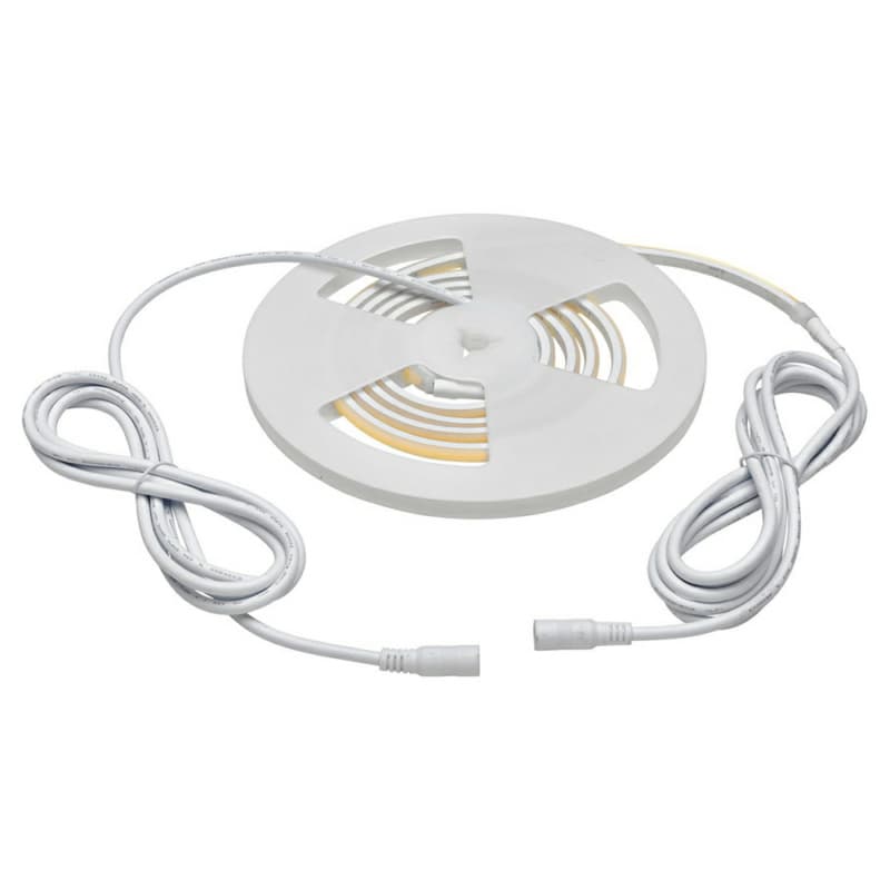 24V 2.2W Top-Emitting Warm White Neoloop Square Flexible Silicone Lighting, 16' Roll, White