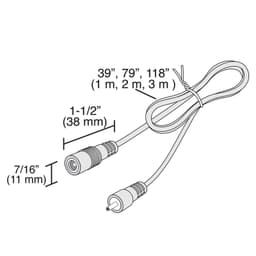 Snap Panel Starter Extension Cord, 118"