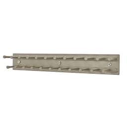 Rev-A-Shelf Satin Nickel 3-1/4"W x 13-7/8"D Static Tie and Belt Organizer, Steel - TRC-12NS-SN
