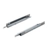 Salice Futura 21" Push-to-Open Full Extension 100 lb Undermount Drawer Slide, Zinc, A7557/533 CP6