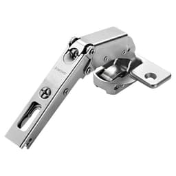 Salice Series 200 Pie-Cut Corner 65° Opening Hinge with Self-Closing, 45mm Bore Pattern, Nickel, Rapido (150/Box)