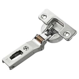 Salice Series 700 -30° Negative Angled Corner 110° Opening Hinge with Self-Closing, 45mm Bore Pattern, Nickel, Screw-On (150/Box)