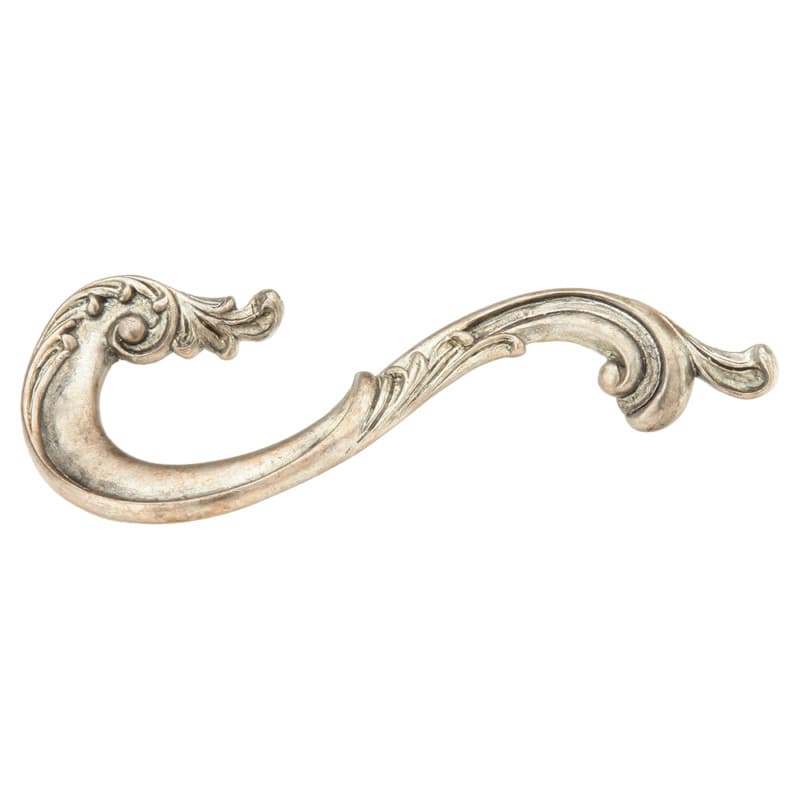 Schaub French Court Left Hand Pull, 3-1/2"CC, Monticello Silver - 935L-MSL