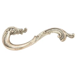 Schaub French Court Left Hand Pull, 3-1/2"CC, Monticello Silver - 935L-MSL