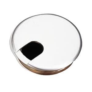 3-1/2" Grommet Cap/Liner Set for 3" Hole, Polished Chrome