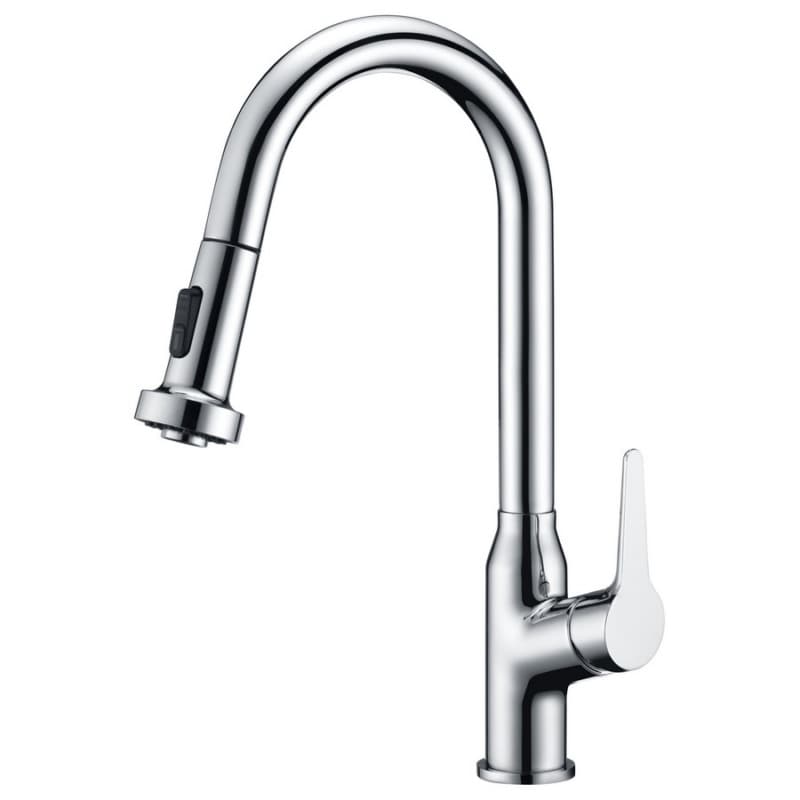 Karran Scottsdale ADA Single Handle Pull-Down Kitchen Faucet, Chrome, KKF250C