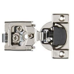Hettich Optimat 3D 105&deg; Clip-On Face Frame Hinge Self-Closing 1/2" Overlay   Dowel Mount 9295583