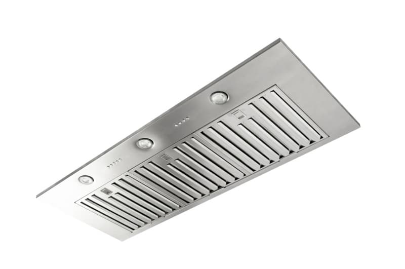 VMI 45" Stainless Steel Ventilator with 3-LED Lights & 3-Speed Motor, 1320 CFM, - AIR-PRO 08 W/P