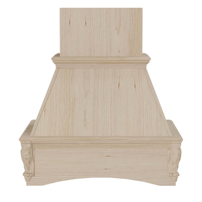 VMI 36"W Hickory Arched Corbel Series Island Mount Range Hood - FDWHAC IS 36 H