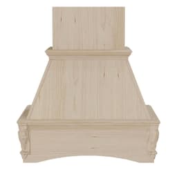 VMI 36"W Hickory Arched Corbel Series Island Mount Range Hood - FDWHAC IS 36 H
