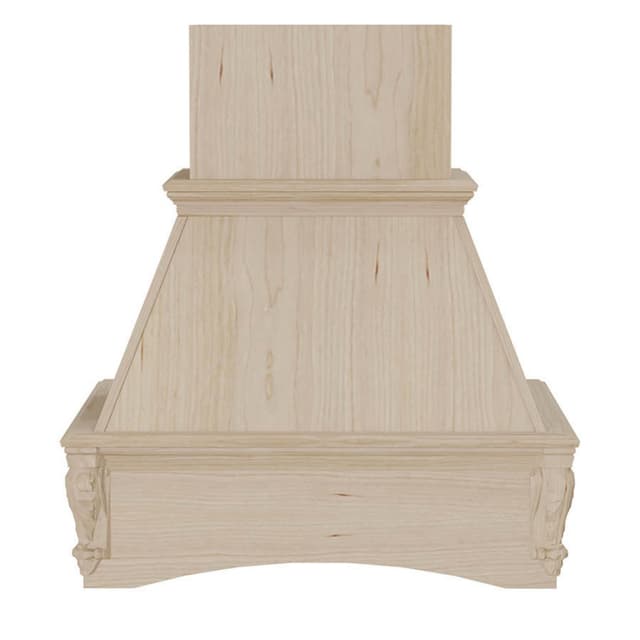 Hickory Arched Corbel Series Island Mount Range Hood, VMI