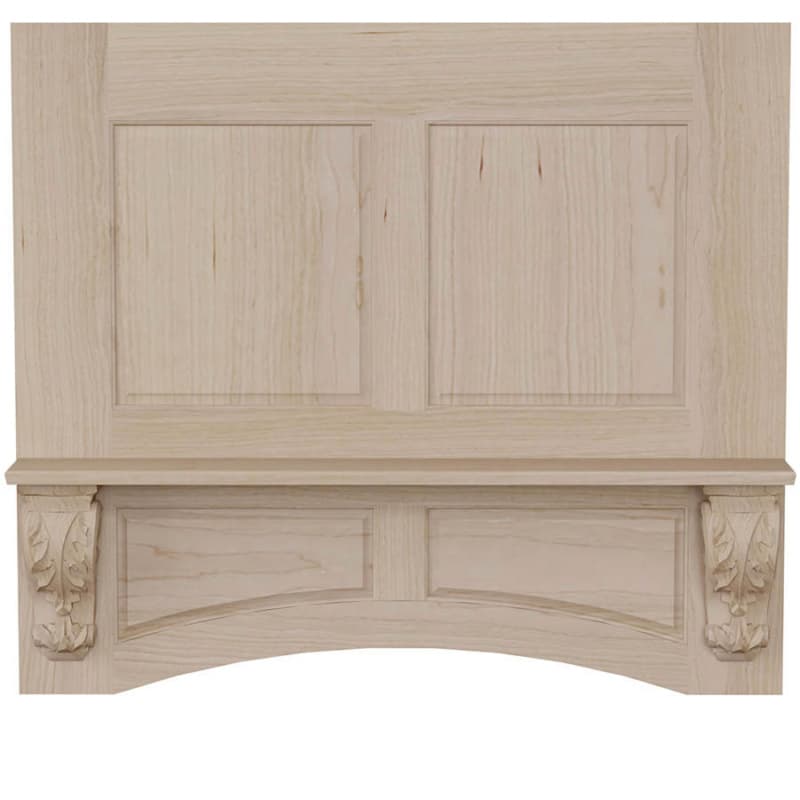 VMI 30"W Cherry Detachable Front Mantel Series Wall Mount Range Hood - FDWHDMT 30 C