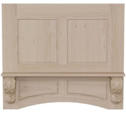 VMI 30"W Cherry Detachable Front Mantel Series Wall Mount Range Hood - FDWHDMT 30 C