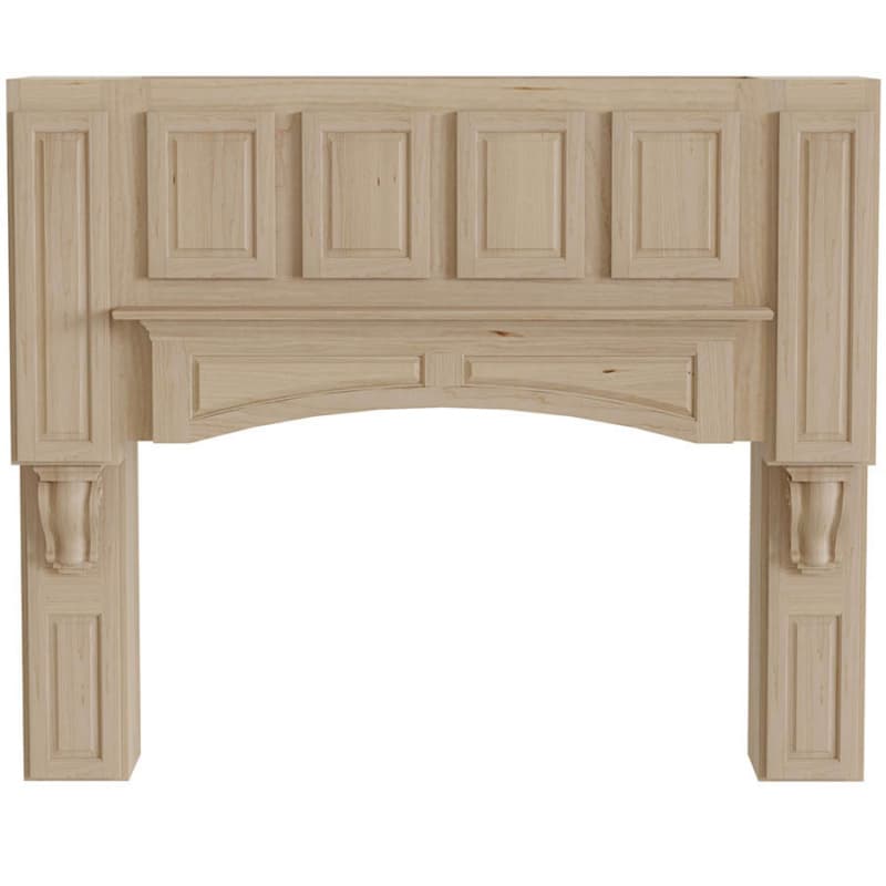 VMI 66"W Cherry Mantel with Detachable Front Series Wall Mount Range Hood - FDWHDMT03 66 C