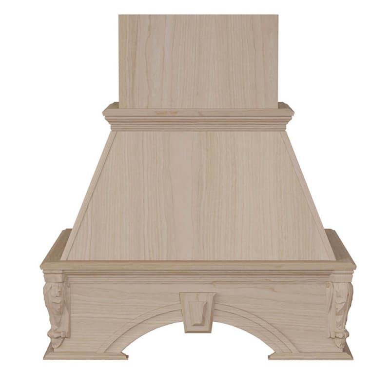 VMI 30"W Cherry Decorative Keystone Series Island Mount Range Hood - FDWHKS IS 30 C