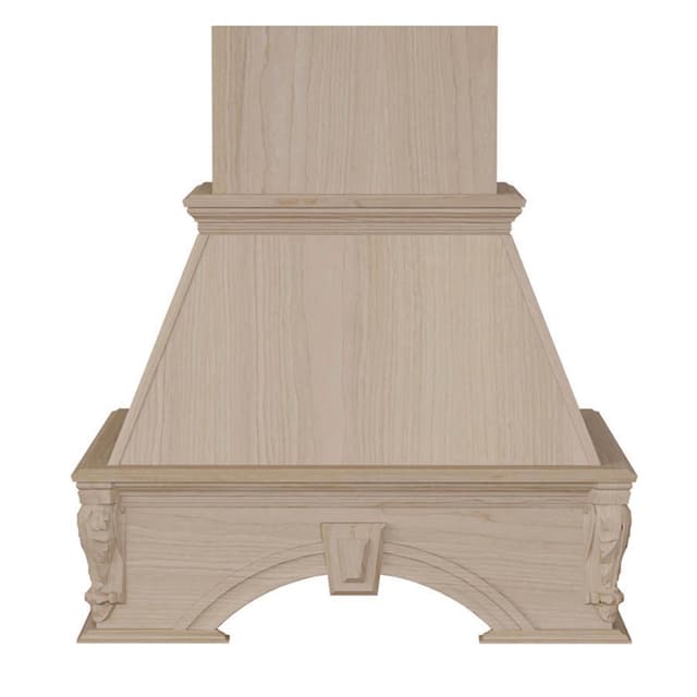 Decorative Keystone Series Island Mount Range Hood, VMI