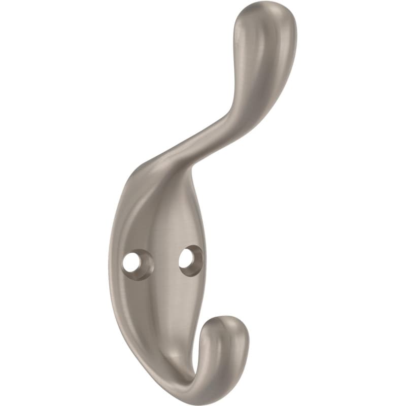 Franklin Brass Heavy Duty Coat & Hat Hook, Nickel, 10 per pack - B34864K-NIC-C