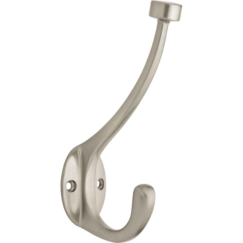 Franklin Brass Pilltop Hook Coat and Hat Hook, Nickel - B34865K-NIC-C