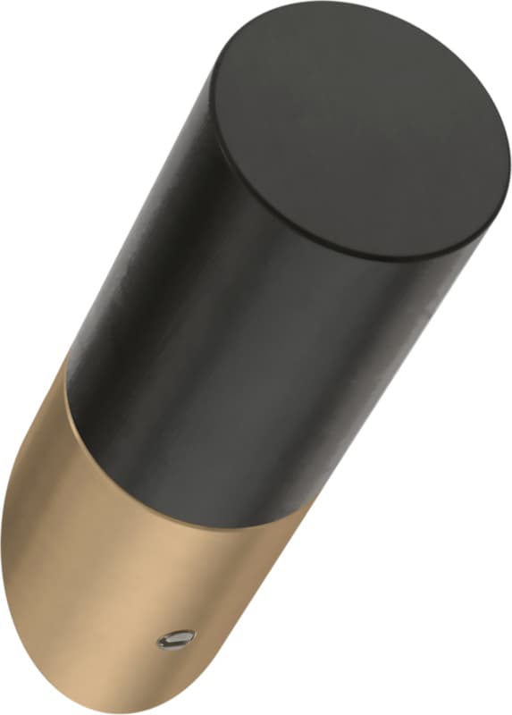Franklin Brass Modern Slant Hook, 2-1/4", Black & Champagne Bronze, 5 per pack - B41615-BCZ-B
